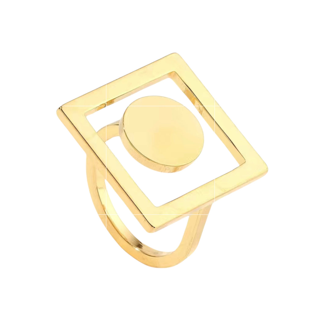 Stainless Steel Adjustable Ring