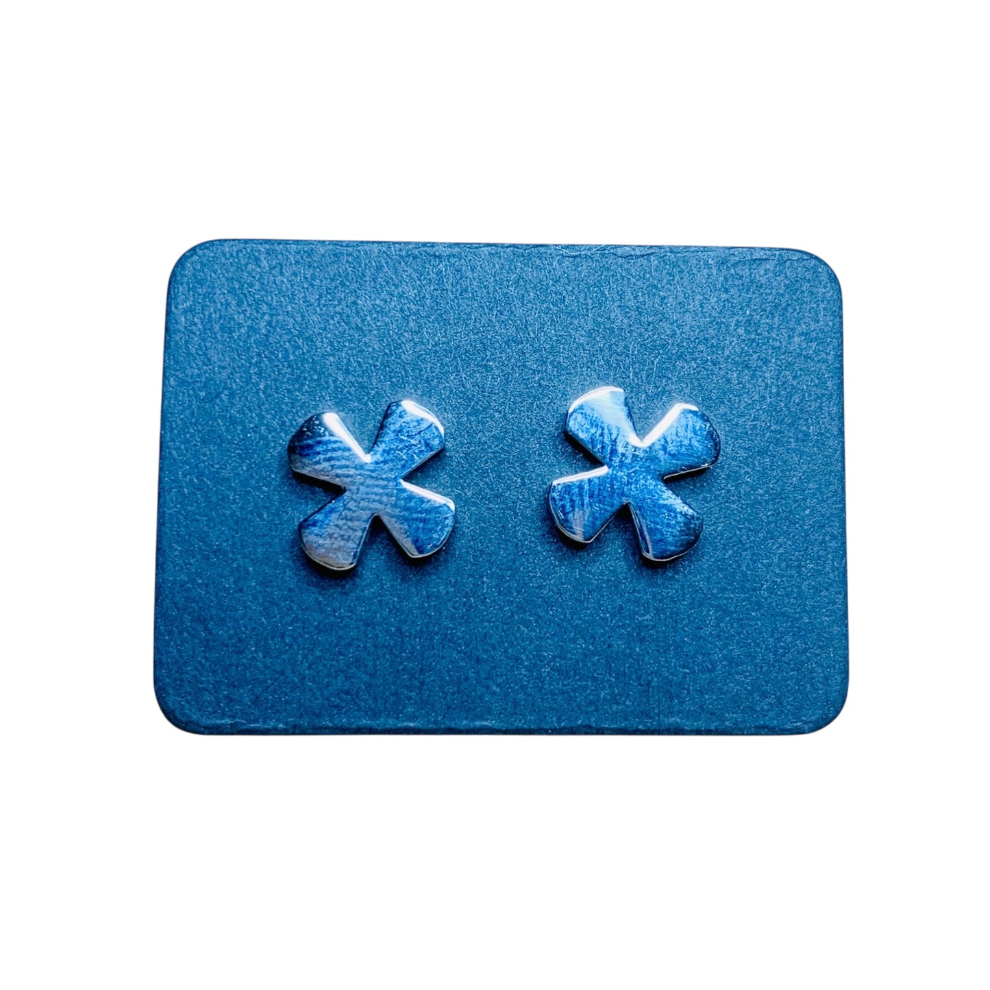 Stainless Steel Trevol Stud Earrings