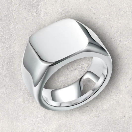 Stainless Steel Vintage Cast Ring