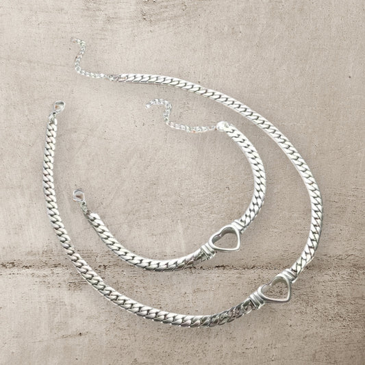 Cuban Chain Stainless Steel Set