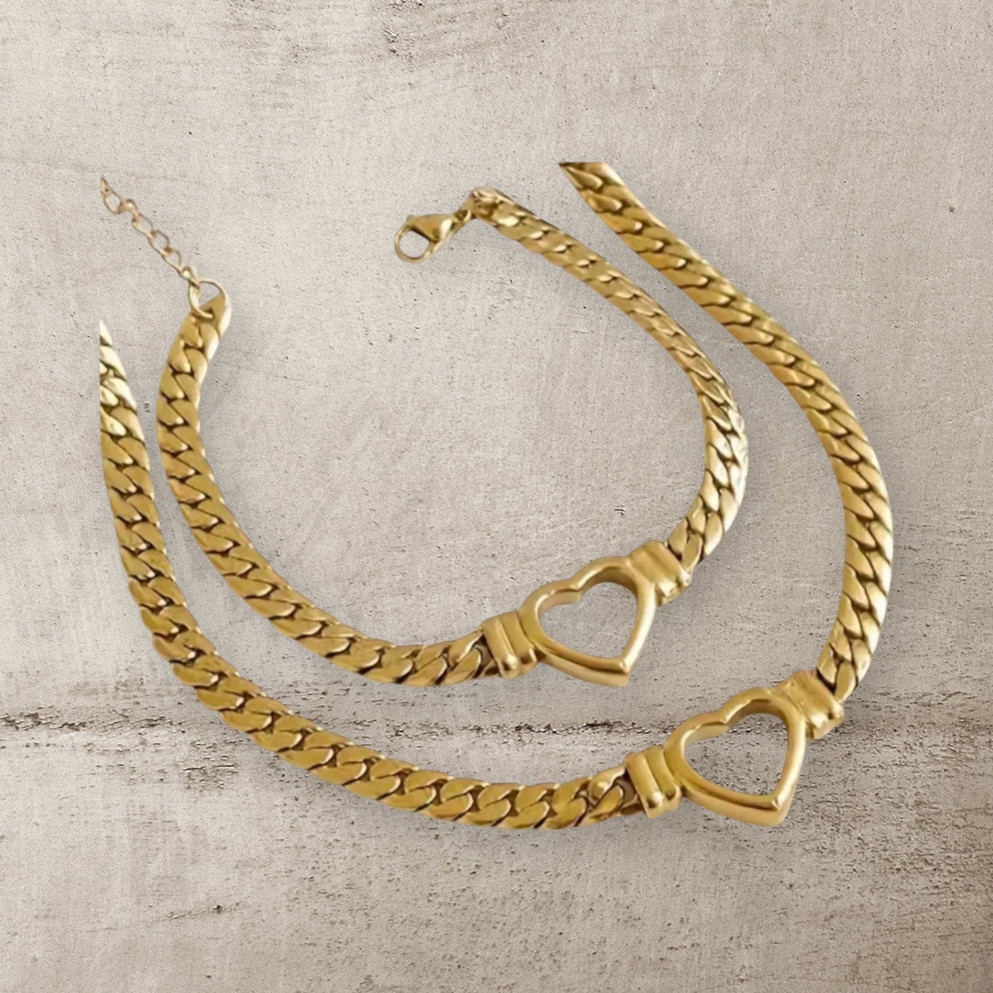 Cuban Chain Stainless Steel Set