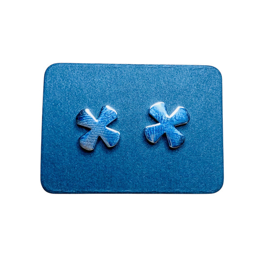 Stainless Steel Trevol Stud Earrings