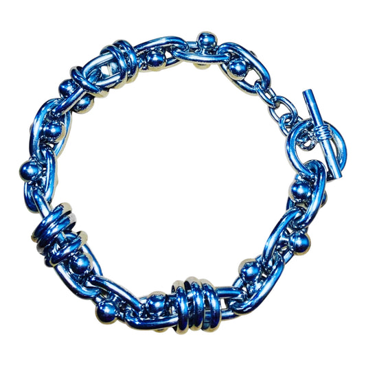 215mm Woman's Dumbbell Stainless Steel Bracelet