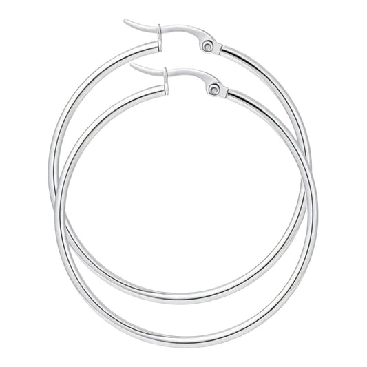 Stainless Steel Hoop Earrings