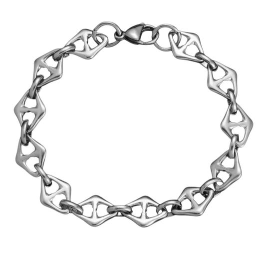 Stainless Steel Geometric Bracelet